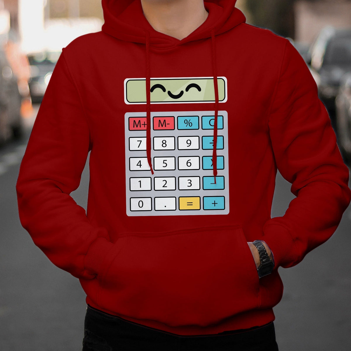 Number Day Math Day Calculator Costume I Am A Calculator Let's Have Fun With The Numbers Hoodie - Wonder Print Shop