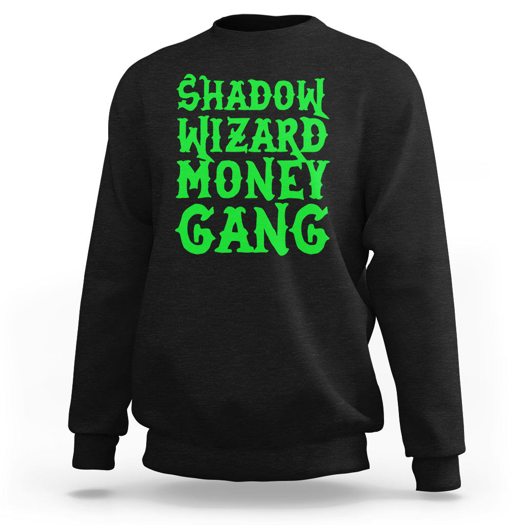Funny Shadow Wizard Money Gang Sweatshirt - Wonder Print Shop