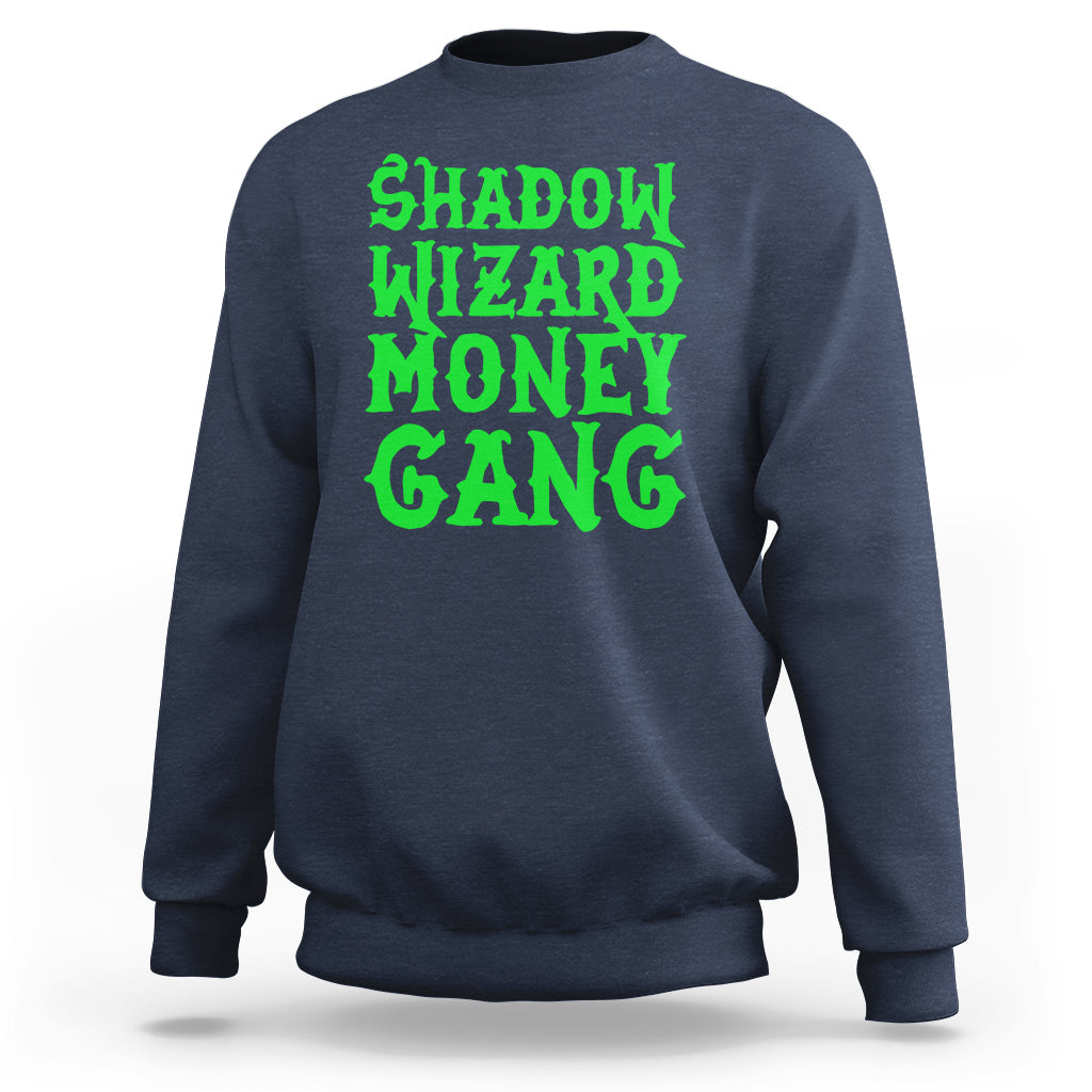 Funny Shadow Wizard Money Gang Sweatshirt - Wonder Print Shop