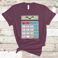 Number Day Math Day Calculator Costume I Am A Calculator Let's Have Fun With The Numbers T-Shirt - Wonder Print Shop