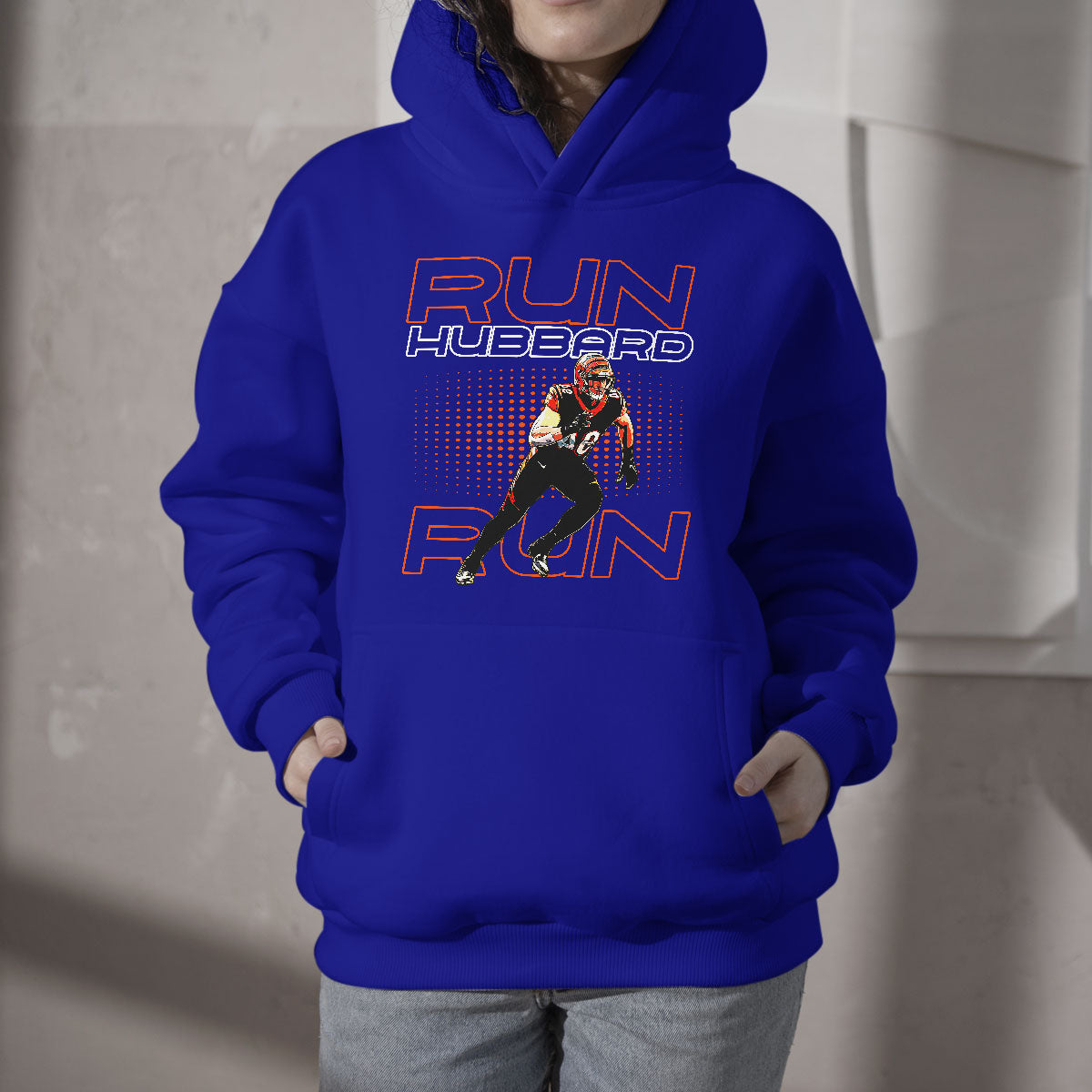 Run Hubbard Run Funny Joe Saying Hubbard Fan Hoodie - Wonder Print Shop