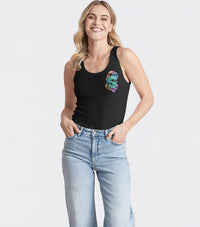 The Good Girl In Me Colorful Skull Tank Top