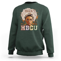 HBCU Abbreviation Graduate Historical Black College Black Girl Magic Black Queen Sweatshirt - Wonder Print Shop