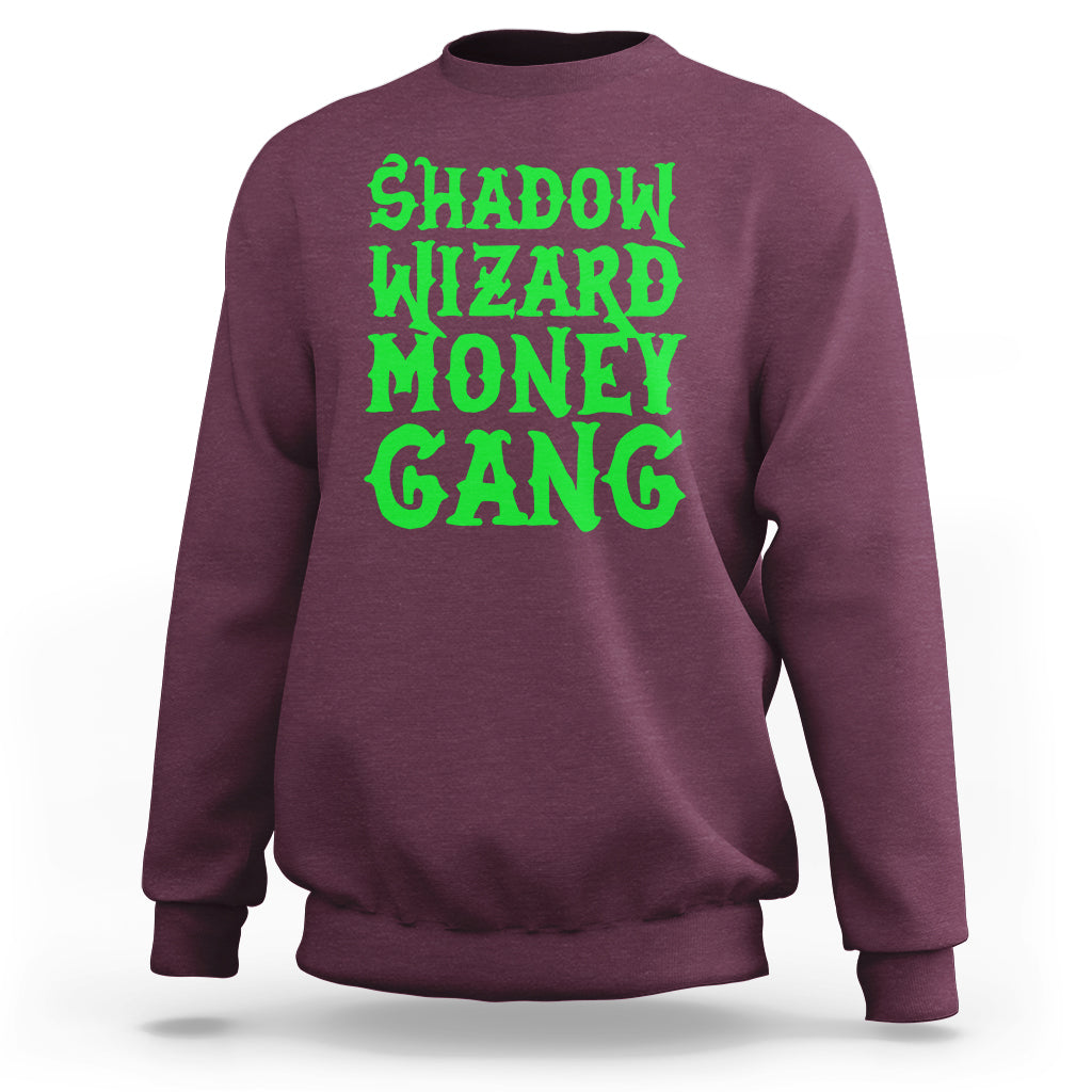 Funny Shadow Wizard Money Gang Sweatshirt - Wonder Print Shop