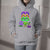 Peace Love Mardi Gras Mardi Gras Costume Carnival Mask Beads And Bling Hoodie - Wonder Print Shop