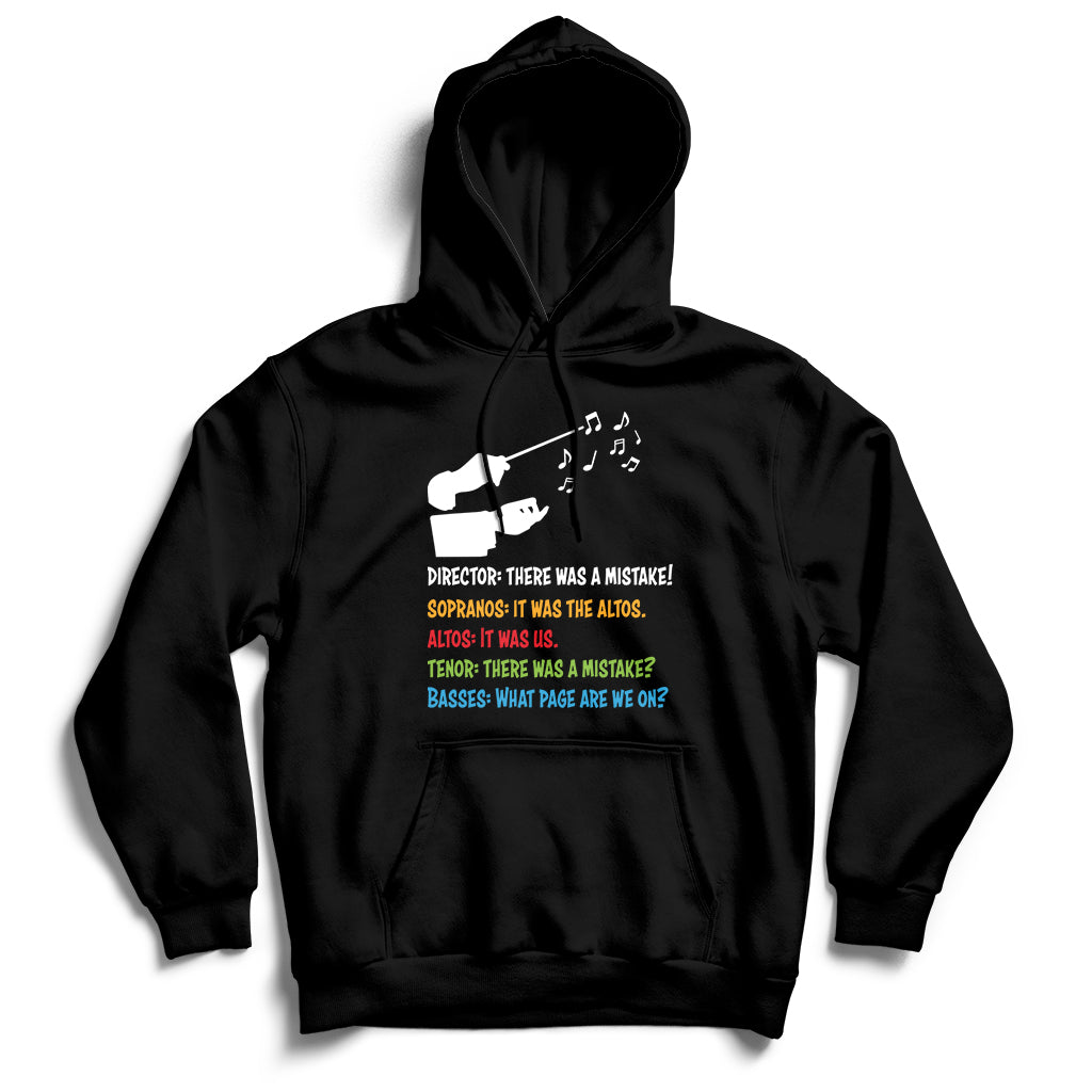 Funny Choir Director Soprano Alto Tenor Bass Hoodie - Wonder Print Shop