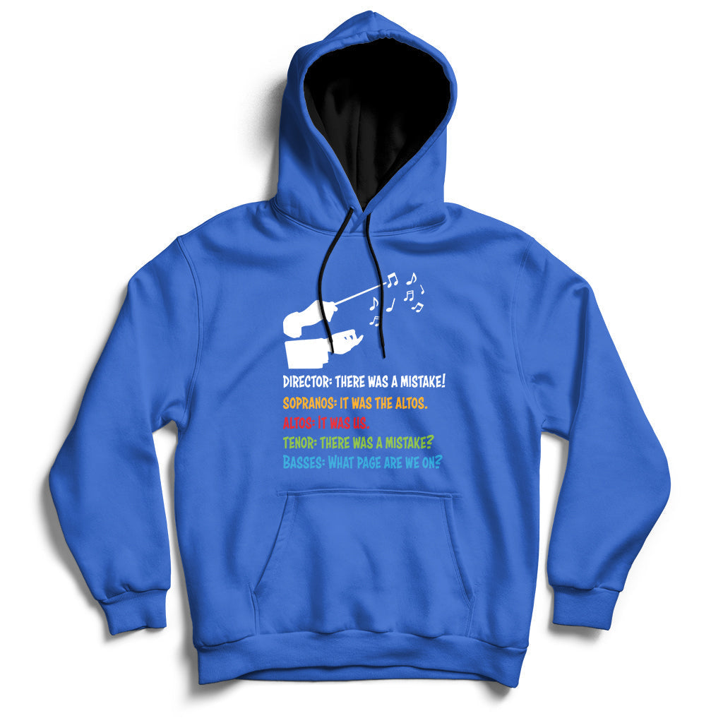 Funny Choir Director Soprano Alto Tenor Bass Hoodie - Wonder Print Shop