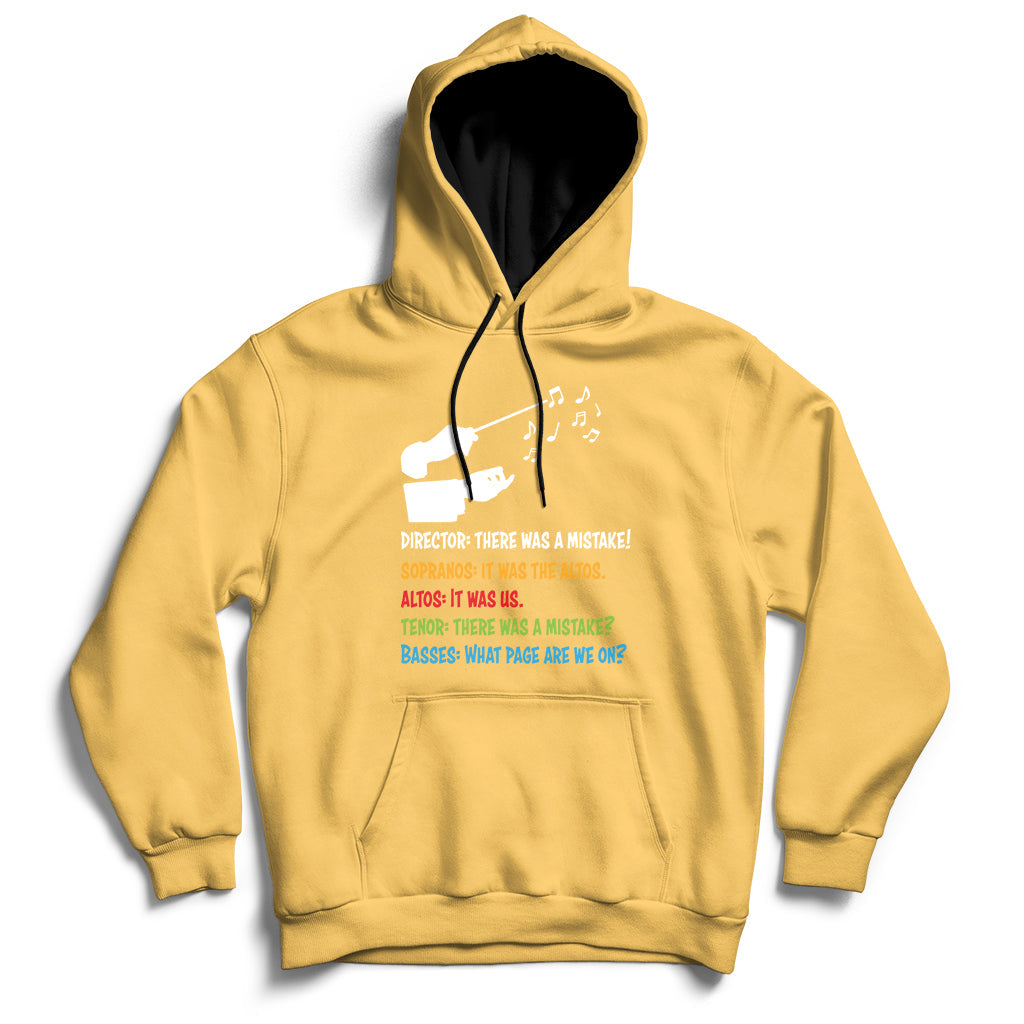 Funny Choir Director Soprano Alto Tenor Bass Hoodie - Wonder Print Shop