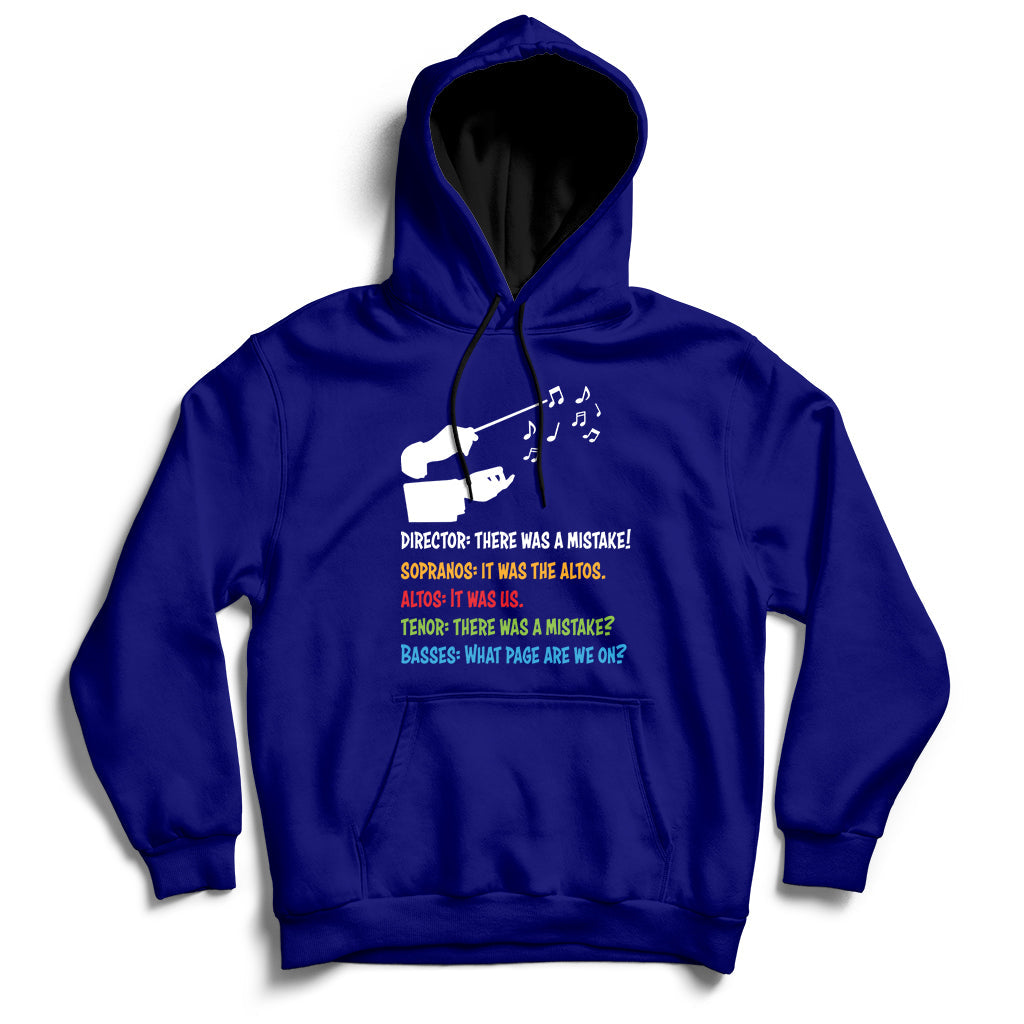 Funny Choir Director Soprano Alto Tenor Bass Hoodie - Wonder Print Shop