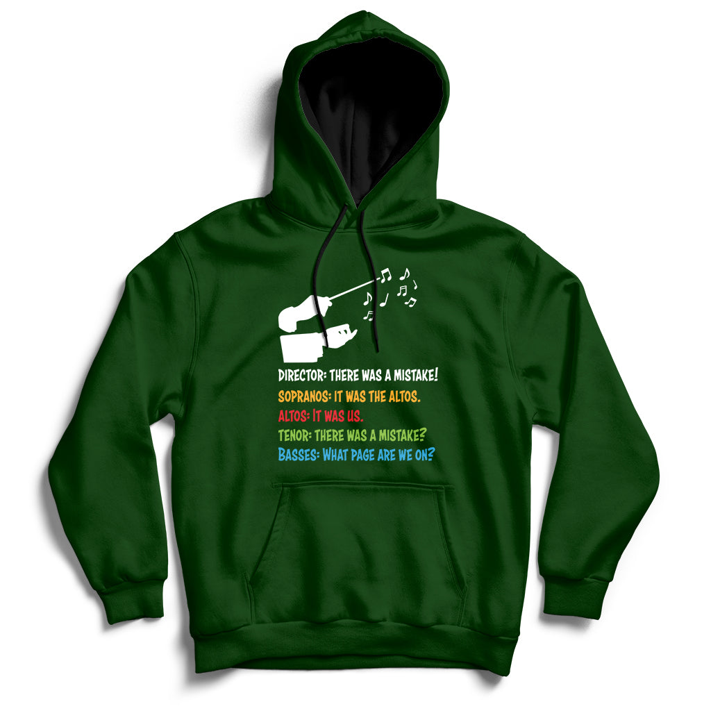 Funny Choir Director Soprano Alto Tenor Bass Hoodie - Wonder Print Shop