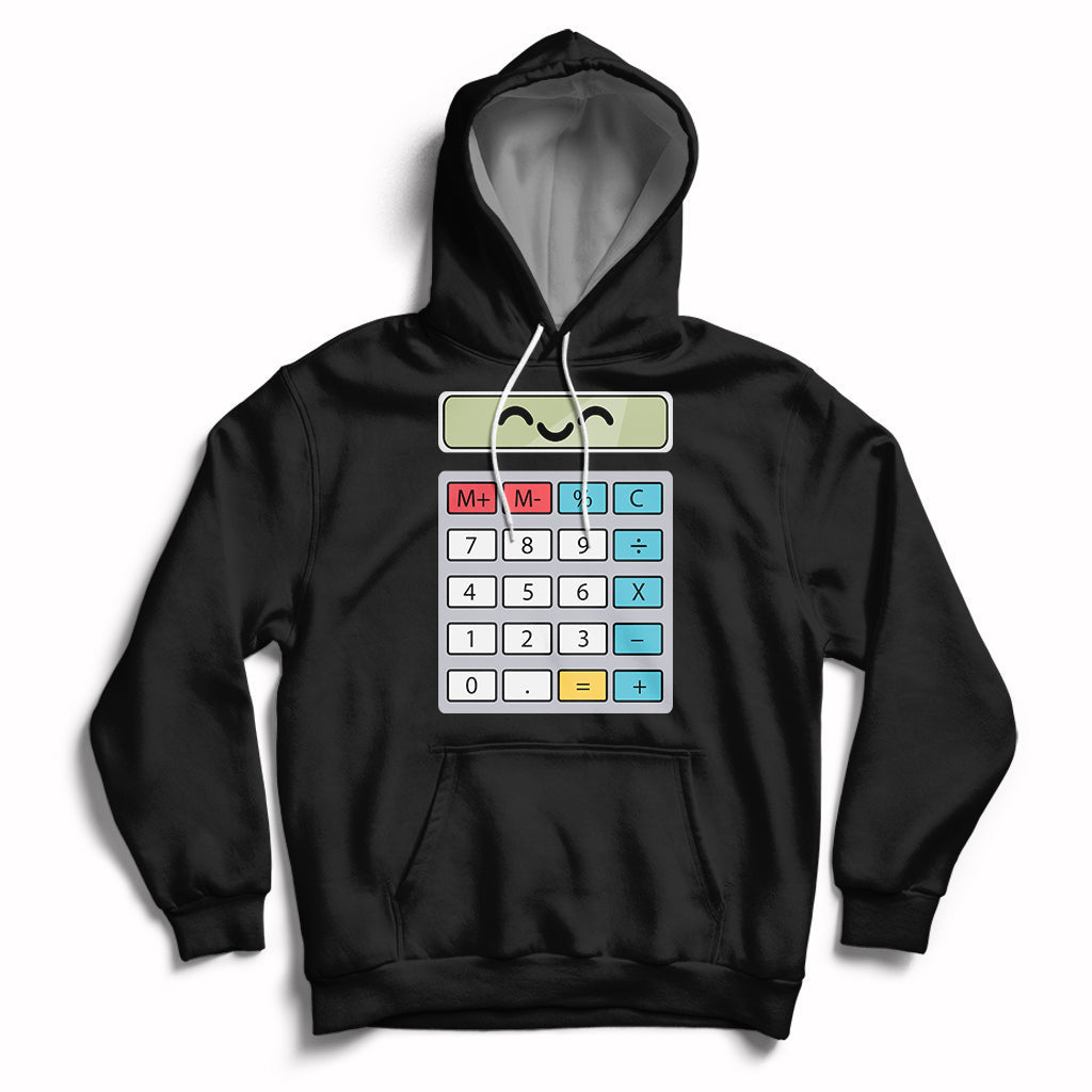 Number Day Math Day Calculator Costume I Am A Calculator Let's Have Fun With The Numbers Hoodie - Wonder Print Shop