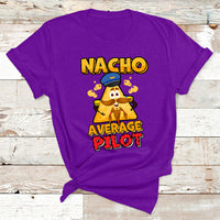 Nacho Everage Pilot Aviator Flight Captain Cinco De Mayo T Shirt - Wonder Print Shop