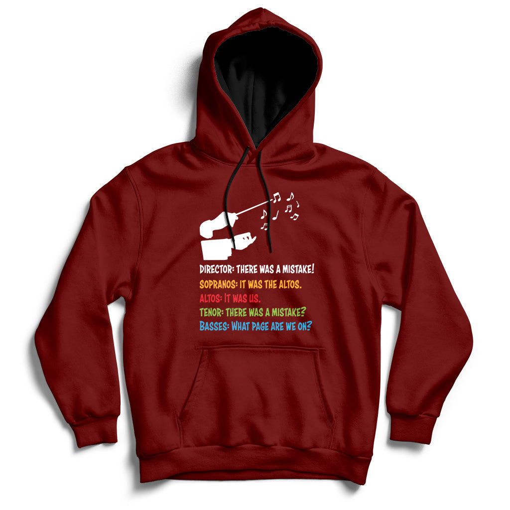 Funny Choir Director Soprano Alto Tenor Bass Hoodie - Wonder Print Shop
