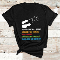 Funny Choir Director Soprano Alto Tenor Bass T Shirt - Wonder Print Shop