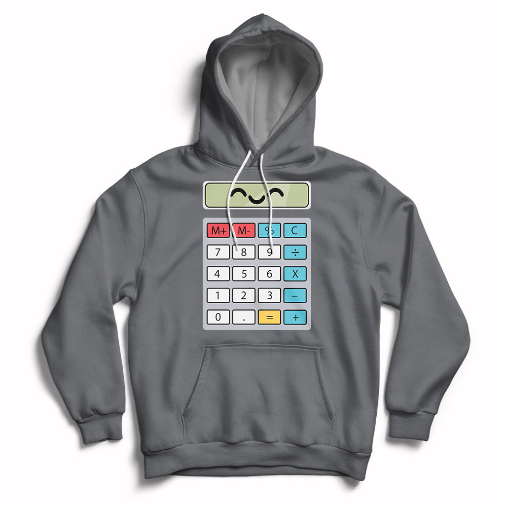 Number Day Math Day Calculator Costume I Am A Calculator Let's Have Fun With The Numbers Hoodie - Wonder Print Shop