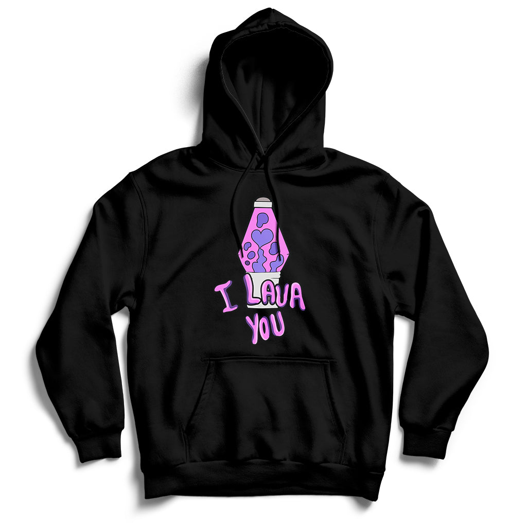 Funny I Lava You Couples Valentines Day Lava Lamp Hoodie - Wonder Print Shop