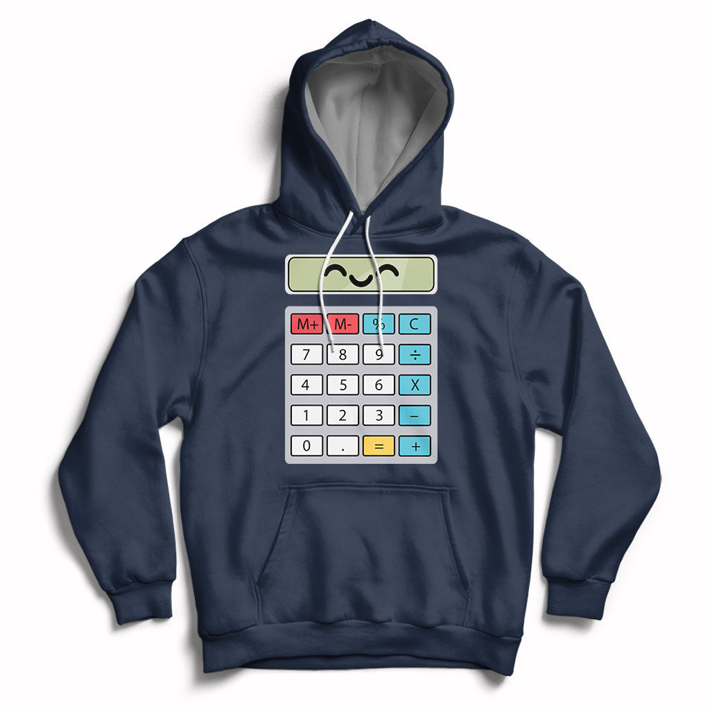 Number Day Math Day Calculator Costume I Am A Calculator Let's Have Fun With The Numbers Hoodie - Wonder Print Shop