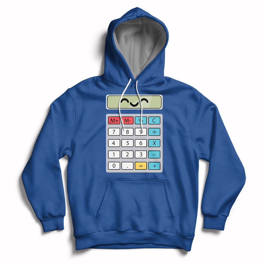 Number Day Math Day Calculator Costume I Am A Calculator Let's Have Fun With The Numbers Hoodie - Wonder Print Shop