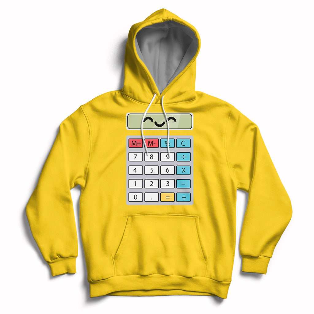 Number Day Math Day Calculator Costume I Am A Calculator Let's Have Fun With The Numbers Hoodie - Wonder Print Shop