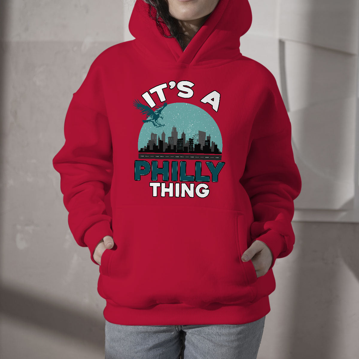 We Are From Philly And We Fight No One Like Us We Don't Care Hoodie - Wonder Print Shop
