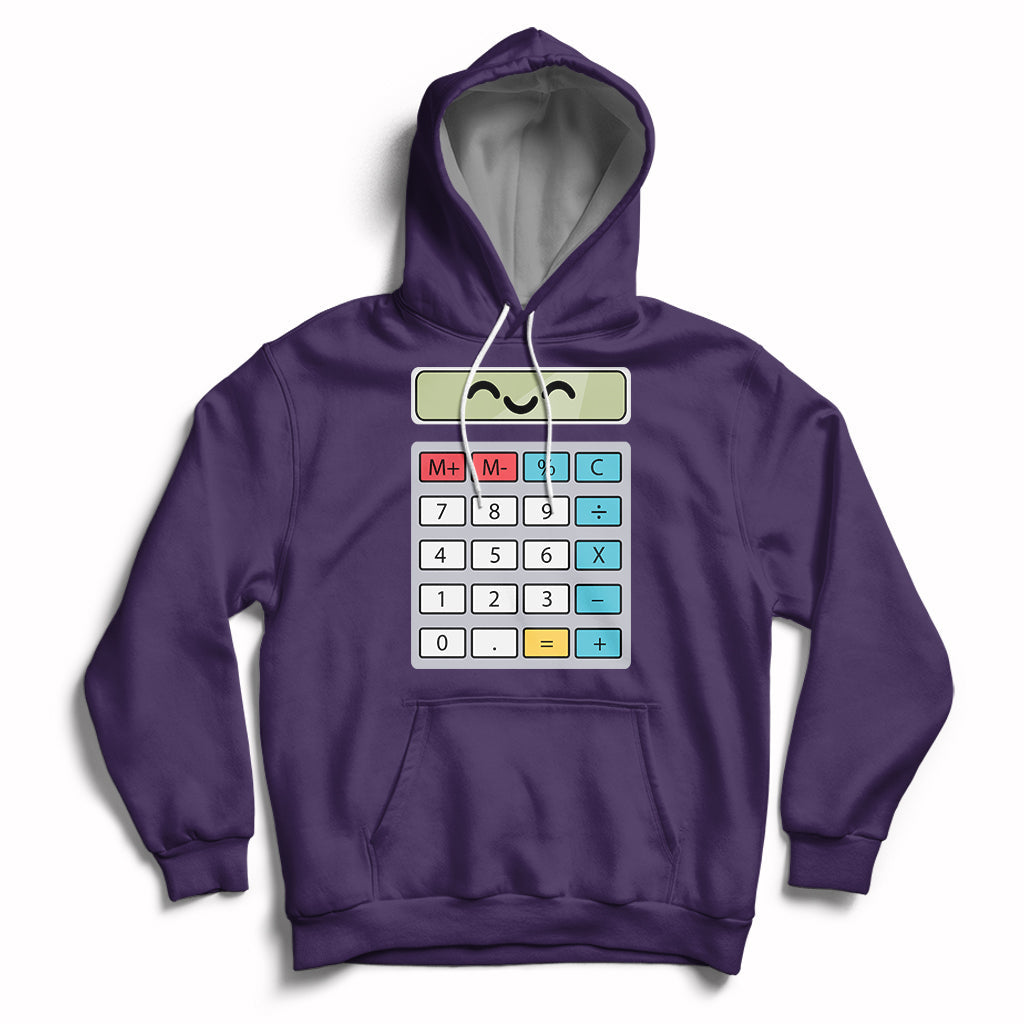 Number Day Math Day Calculator Costume I Am A Calculator Let's Have Fun With The Numbers Hoodie - Wonder Print Shop