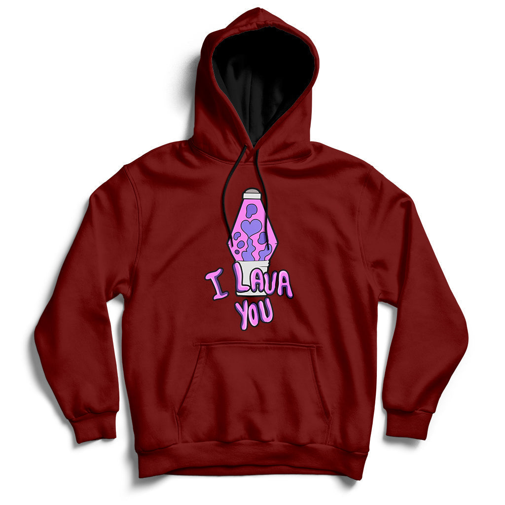 Funny I Lava You Couples Valentines Day Lava Lamp Hoodie - Wonder Print Shop