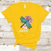 Hippie Soul Beautiful Dragonfly Insect Lover Spiritual Inspirational T-Shirt - Wonder Print Shop