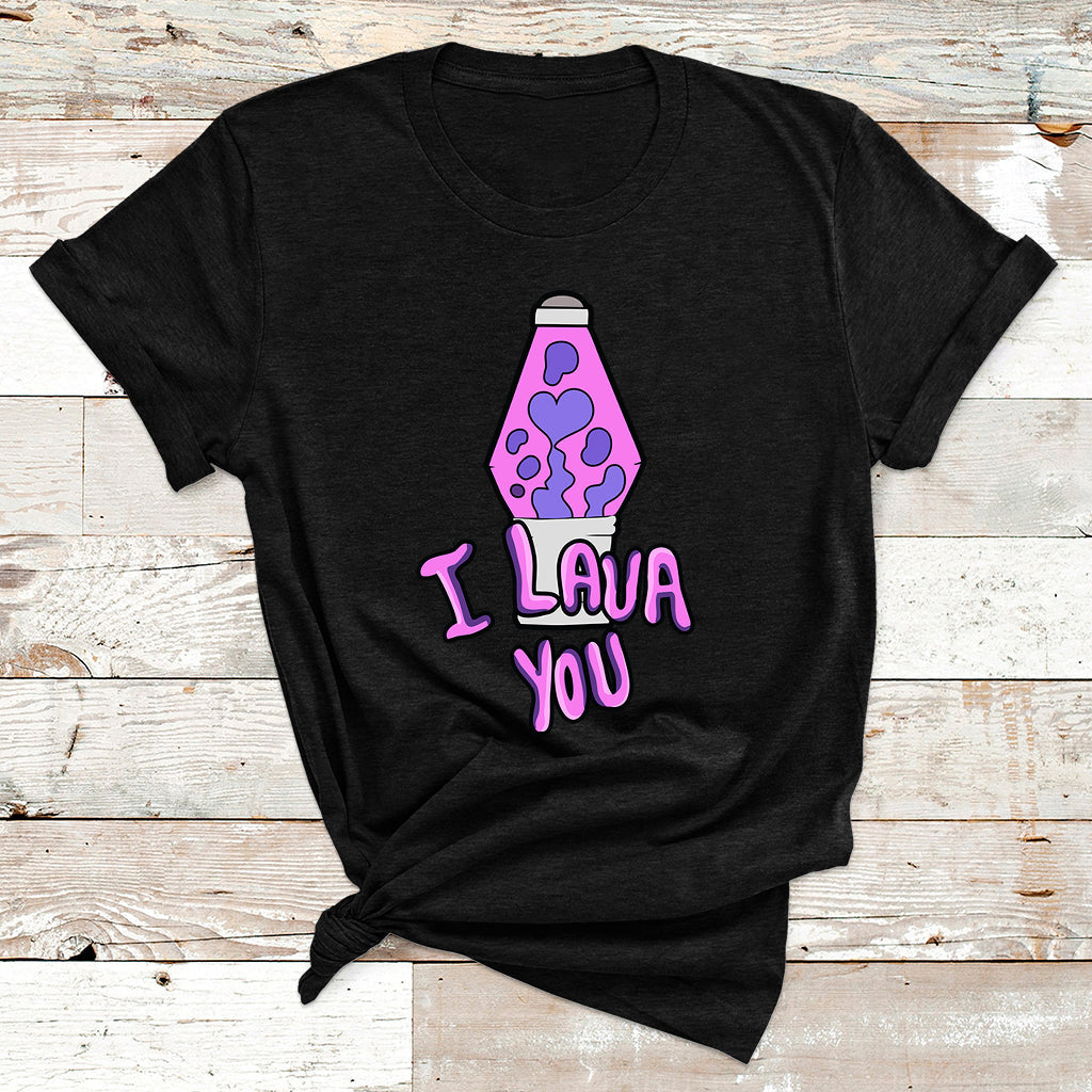 Funny I Lava You Couples Valentines Day Lava Lamp T Shirt - Wonder Print Shop
