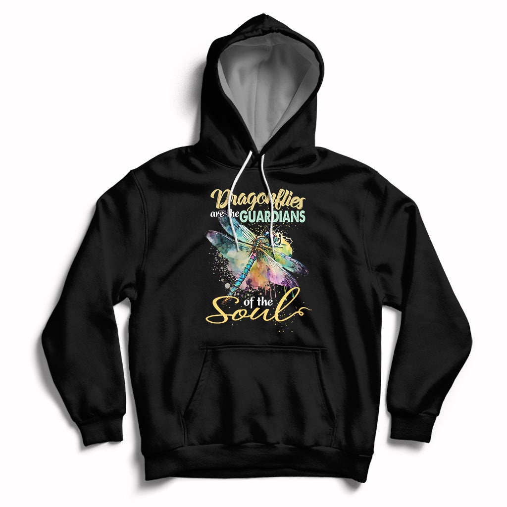 Dragonflies Are The Guardians Of The Soul Embrace Change Hoodie - Wonder Print Shop