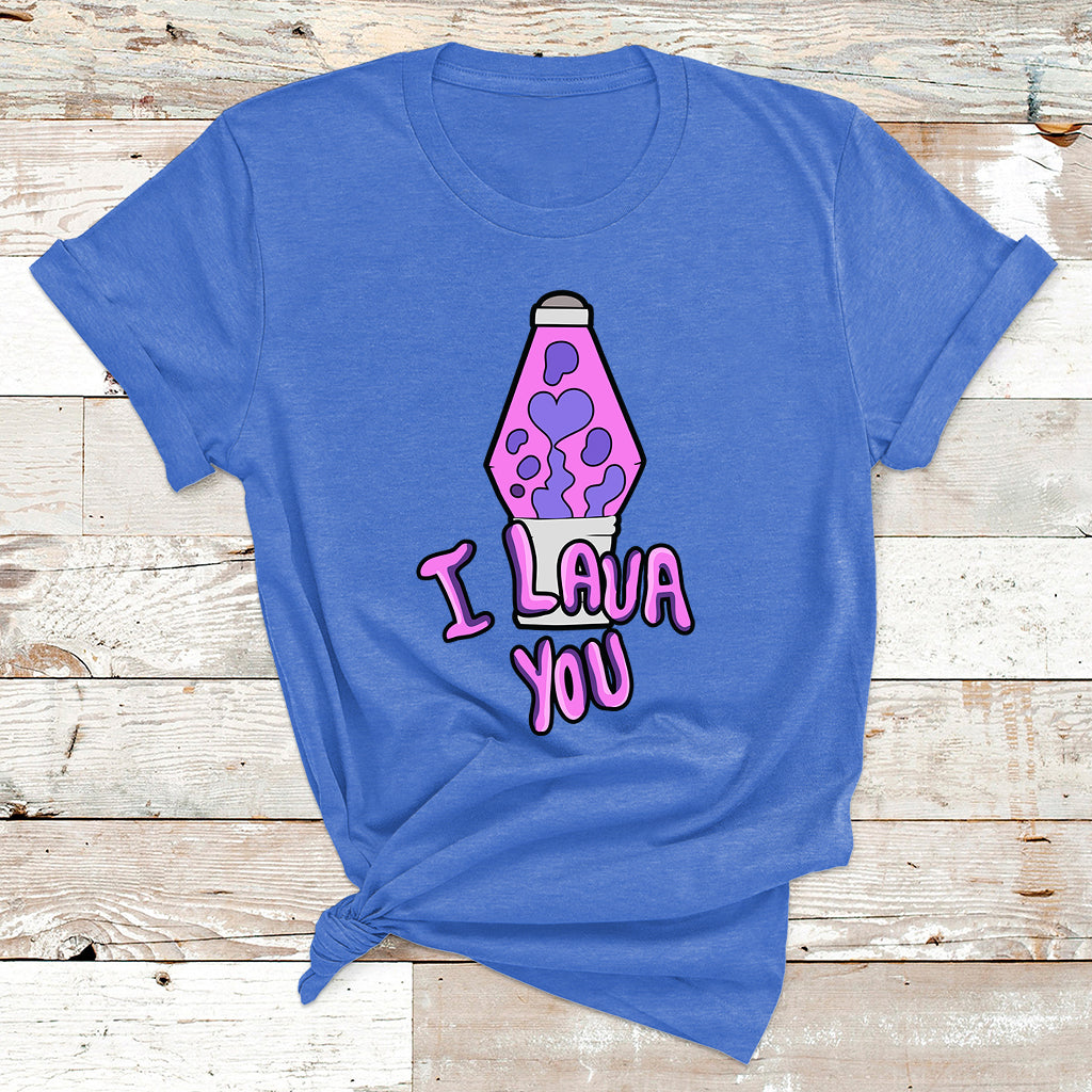 Funny I Lava You Couples Valentines Day Lava Lamp T Shirt - Wonder Print Shop