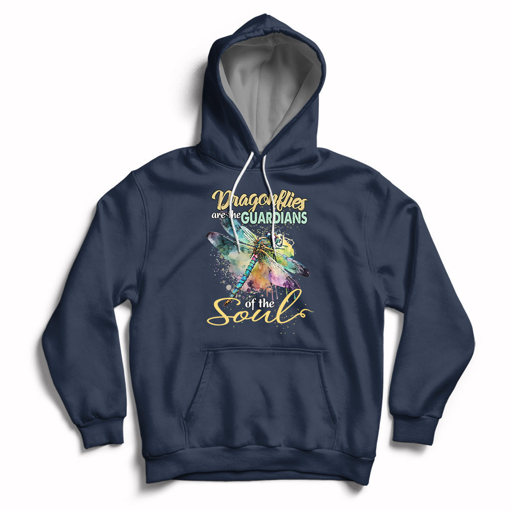 Dragonflies Are The Guardians Of The Soul Embrace Change Hoodie - Wonder Print Shop