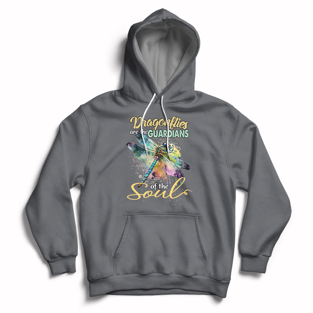Dragonflies Are The Guardians Of The Soul Embrace Change Hoodie - Wonder Print Shop