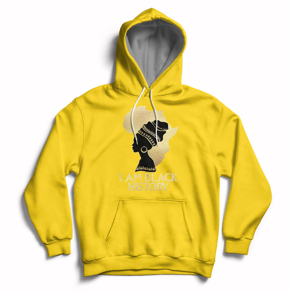 I Am Black History Month African American For Womens Girls Hoodie - Wonder Print Shop