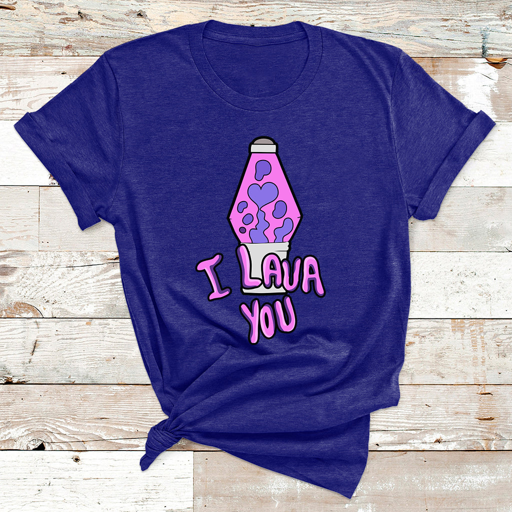 Funny I Lava You Couples Valentines Day Lava Lamp T Shirt - Wonder Print Shop