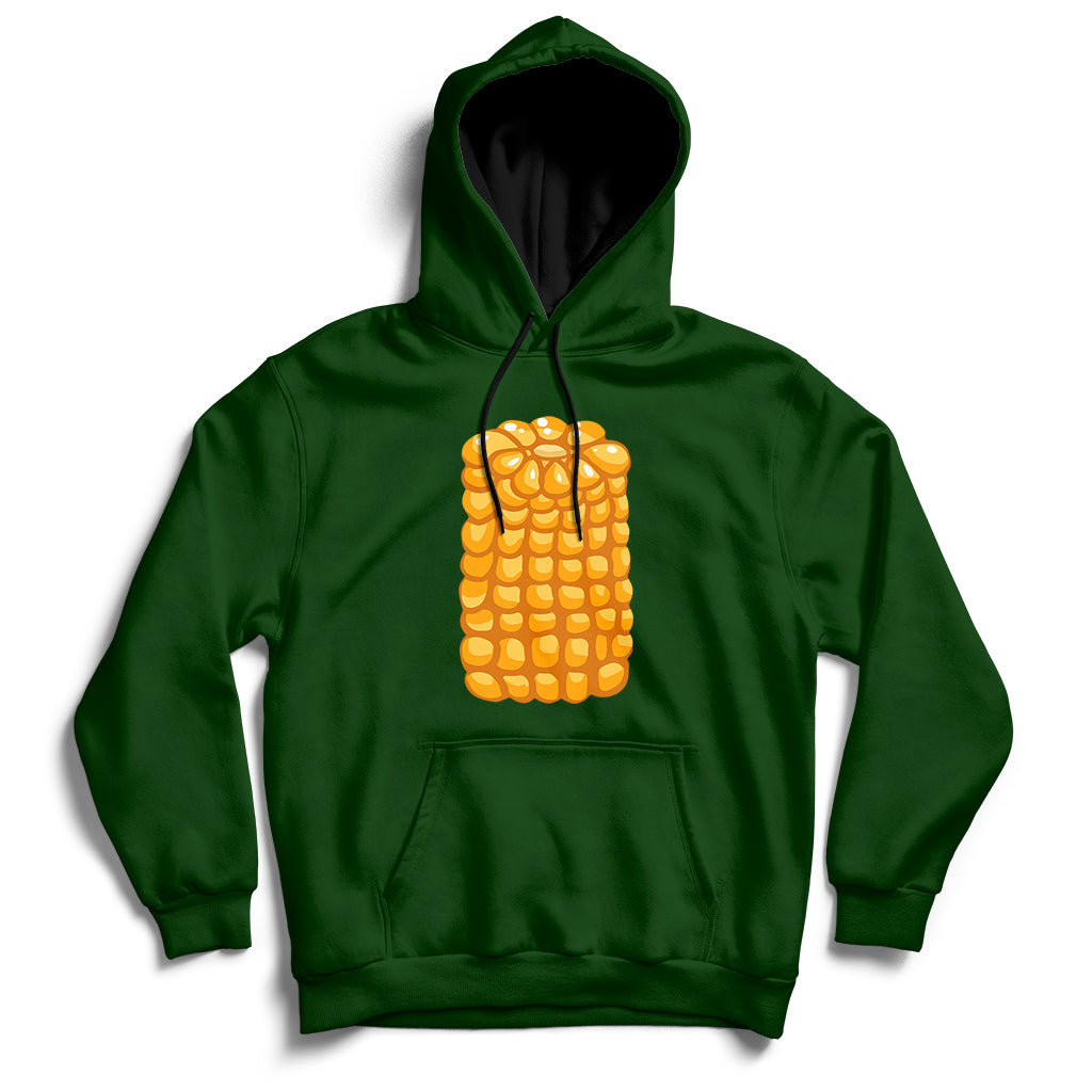 Corn Halloween Costume Funny Foodie Farmer Men Women Kids Hoodie - Wonder Print Shop