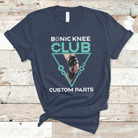 Bionic Knee Club Custom Parts Knee Replacement Mens Womens T-Shirt - Wonder Print Shop