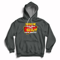 Funny Know Your Role And Shut Your Mouth Jabroni Sucks Hoodie - Wonder Print Shop