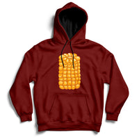 Corn Halloween Costume Funny Foodie Farmer Men Women Kids Hoodie - Wonder Print Shop