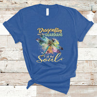 Dragonflies Are The Guardians Of The Soul Embrace Change T Shirt - Wonder Print Shop