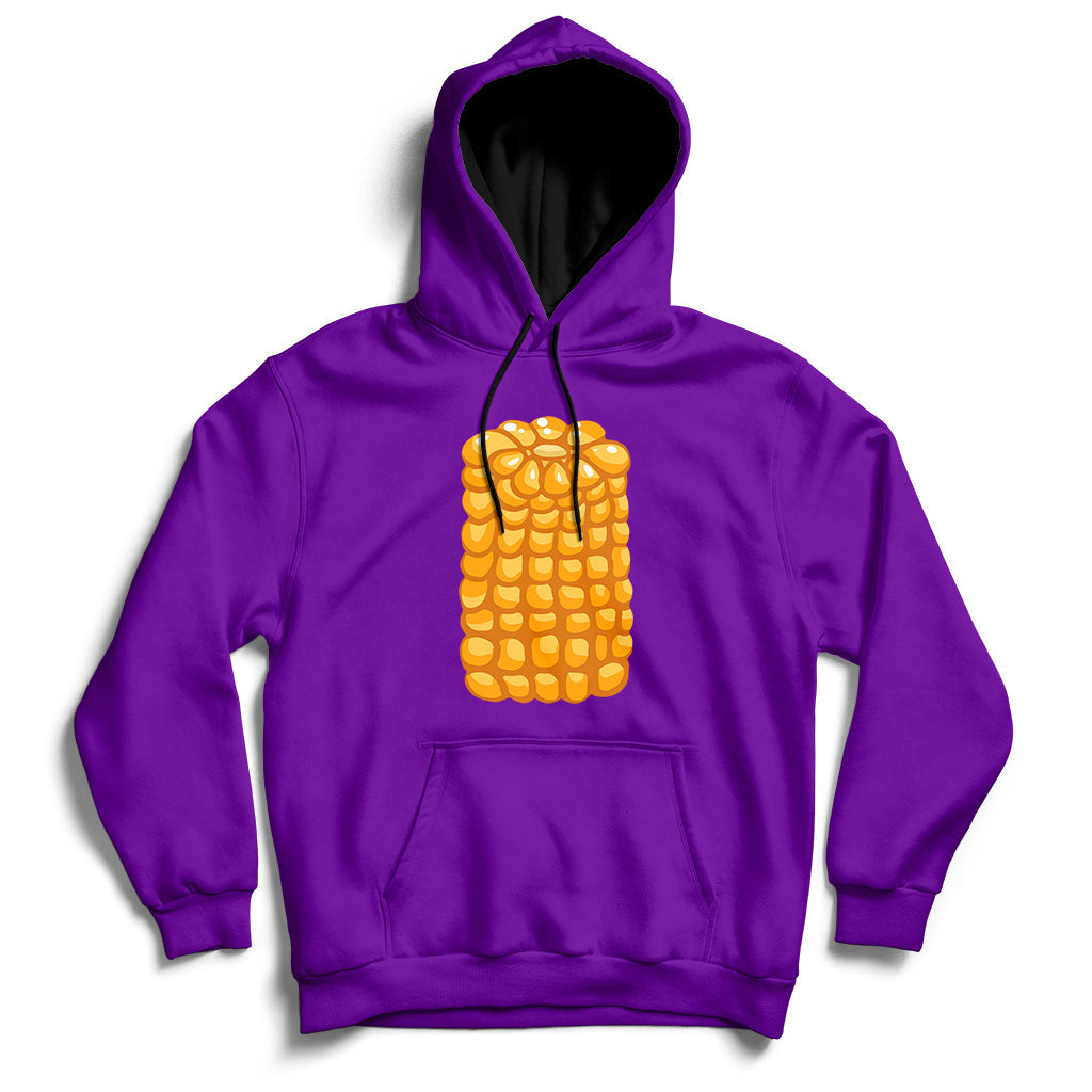 Corn Halloween Costume Funny Foodie Farmer Men Women Kids Hoodie - Wonder Print Shop