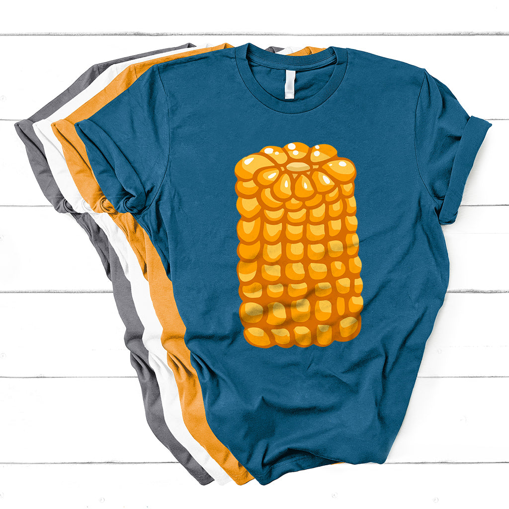 Corn Halloween Costume Funny Foodie Farmer Men Women Kids T Shirt - Wonder Print Shop