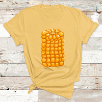 Corn Halloween Costume Funny Foodie Farmer Men Women Kids T Shirt - Wonder Print Shop