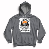 Scout Girl Life I Scout Like A Girl Try To Keep Up Hiking Camping Scouting Lovers Hoodie - Wonder Print Shop