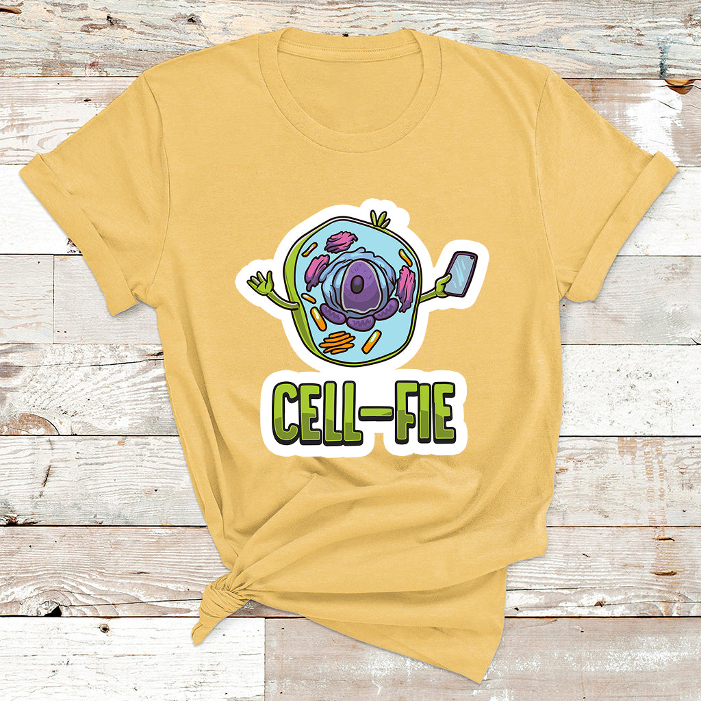 Cell Fie Funny Science Biology Teacher T Shirt - Wonder Print Shop