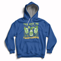 You Give Me Tachycardia Funny ICU Nurse Life St Patrick's Day Hoodie - Wonder Print Shop