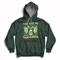 You Give Me Tachycardia Funny ICU Nurse Life St Patrick's Day Hoodie - Wonder Print Shop