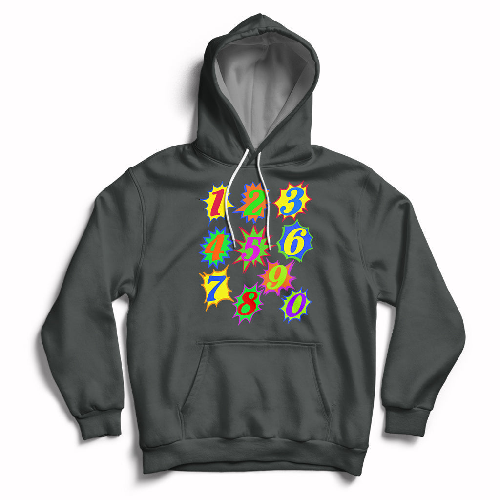 Number Day Math Day Numbers Costume Let's Have Fun With The Numbers Hoodie - Wonder Print Shop