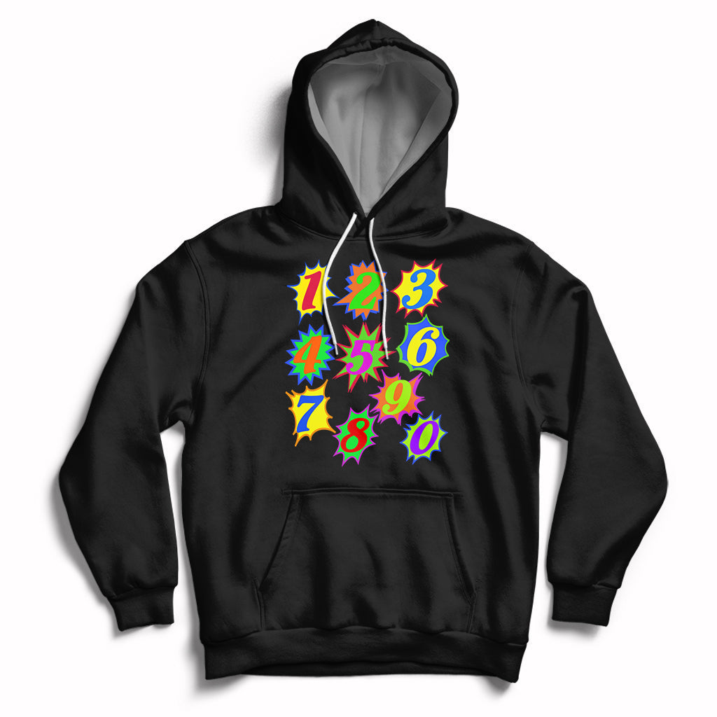 Number Day Math Day Numbers Costume Let's Have Fun With The Numbers Hoodie - Wonder Print Shop