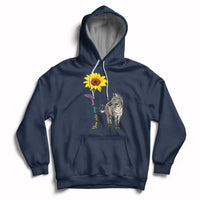 Zebra You Are My Sunshine Rare Disease Warrior Rare Disease Awareness Hoodie - Wonder Print Shop