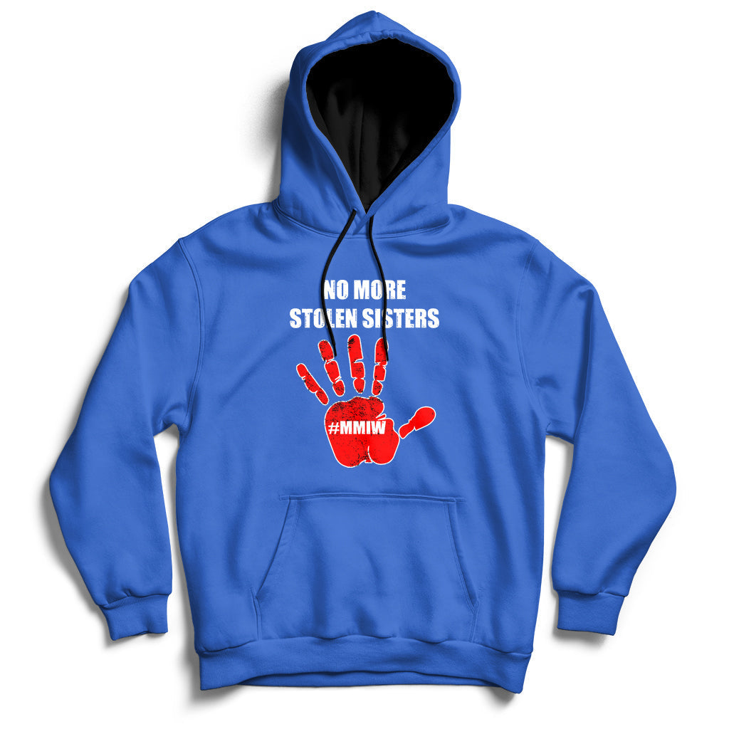 No More Stolen Sisters Native American Stop Mmiw Red Hand Hoodie - Wonder Print Shop
